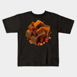 Bonfire Night Treacle Toffee Vector Art Kids T-Shirt